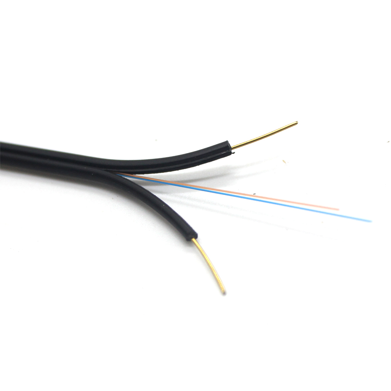 Cable de caída plano interior FTTH de 1 2 4 núcleos
