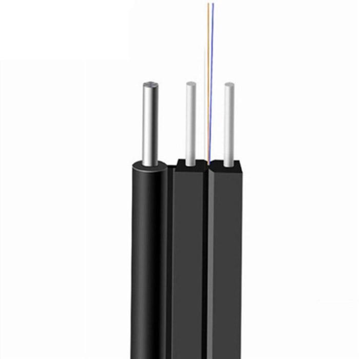 Cable de bajada FTTH para exteriores de 1-12 núcleos con chaqueta LSZH