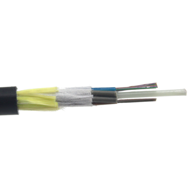 24 48 Núcleos Todo Dieléctrico Armadura de Hilo de Aramida Cable de Fibra Óptica Aérea ADSS