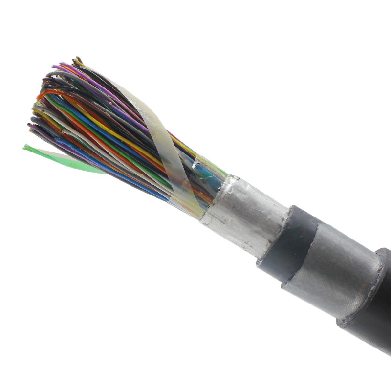 Cable telefónico multipar exterior 10/20/25/30/50/100 pares cable telefónico blindado relleno de gelatina