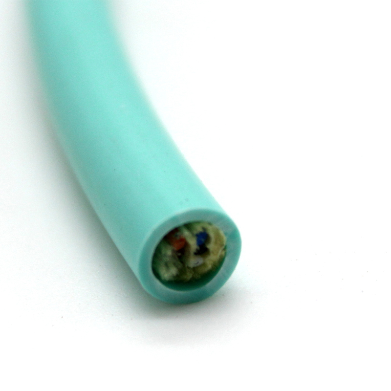 Cable de fibra óptica interior multimodo OM3 OM4 de 6 núcleos de cable de fibra óptica