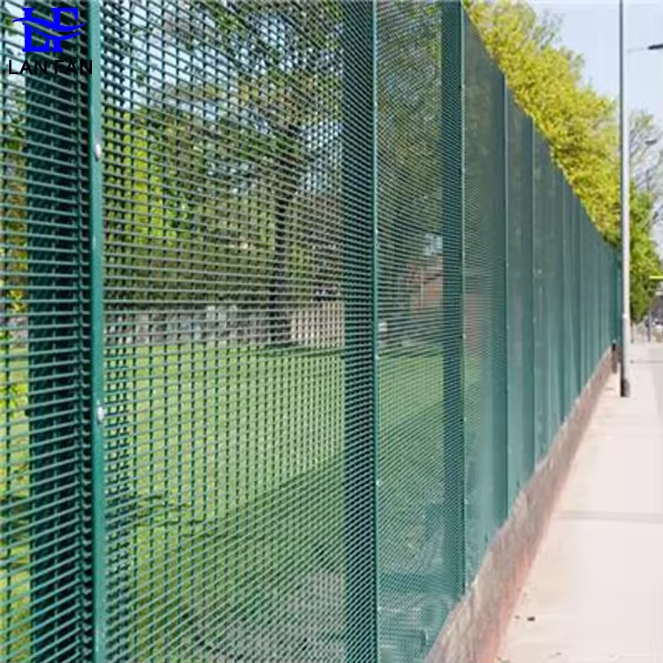 358 Anti-Climb Security Fence Panel – Clear Powder Coated (13)