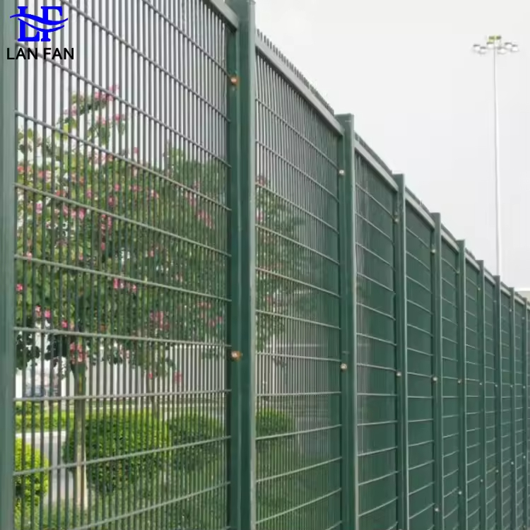 358 Anti-Climb Security Fence Panel – Clear Powder Coated (15)