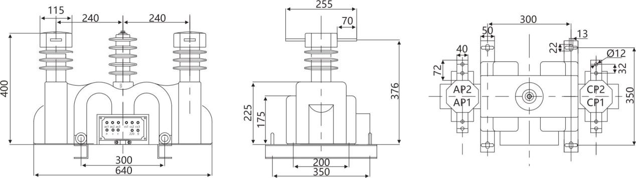 Комбинированный трансформатор серии JLSZV-6,10W (2)