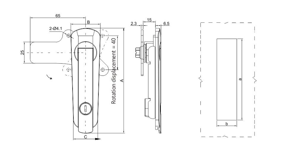 熱銷鋅合金飛機鎖AB403.png