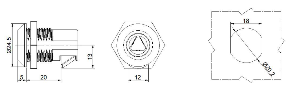 MS826-3型锌合金凸轮锁.png