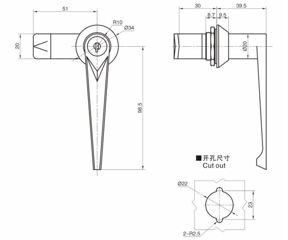 MS301型锌合金电控把手锁.jpg