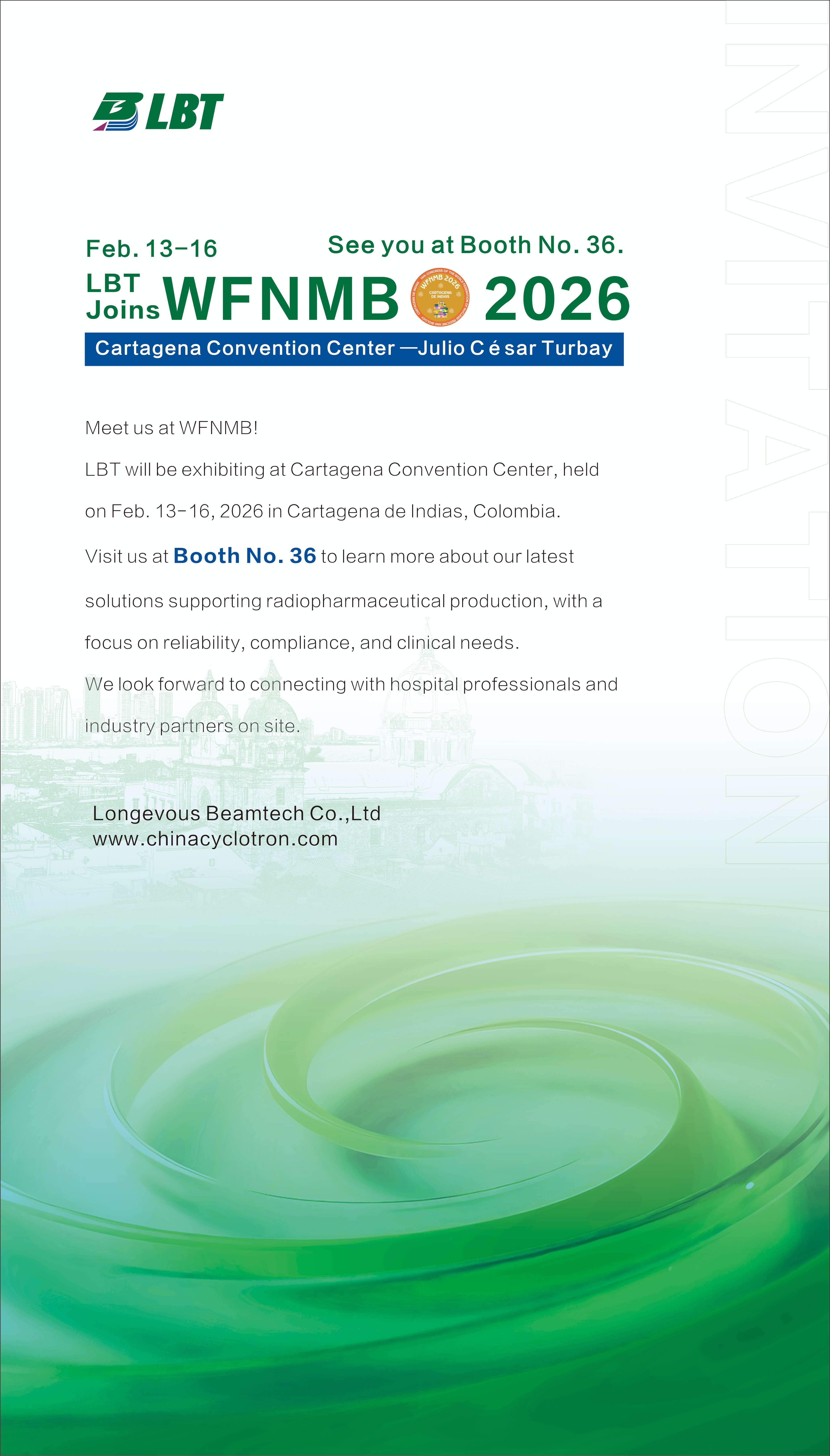 LBT to Exhibit at WFNMB 2026 in Cartagena, Colombia