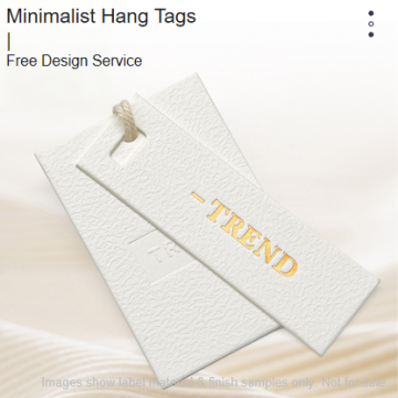 Professional Custom Garment Hang （Anti-Counterfeit） Tags
