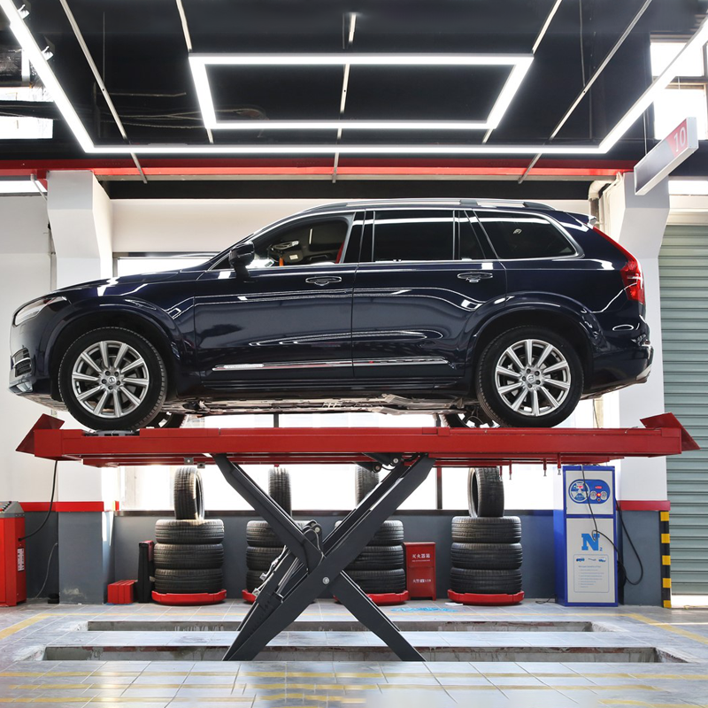 Powerful and Efficient Full Rise Car Scissor Lift for Automotive Maintenance (16)
