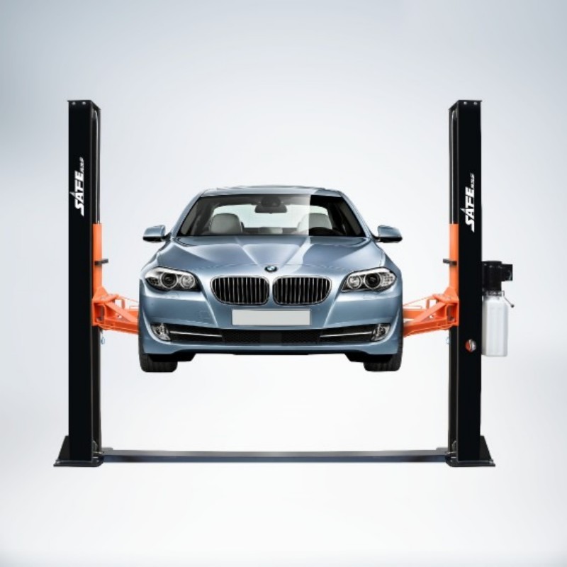 Powerful and Safe TWO Post Car Lift with Dual Hydraulic Chain-over Cylinders (3)