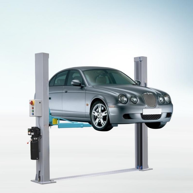 Powerful and Safe TWO Post Car Lift with Dual Hydraulic Chain-over Cylinders (4)