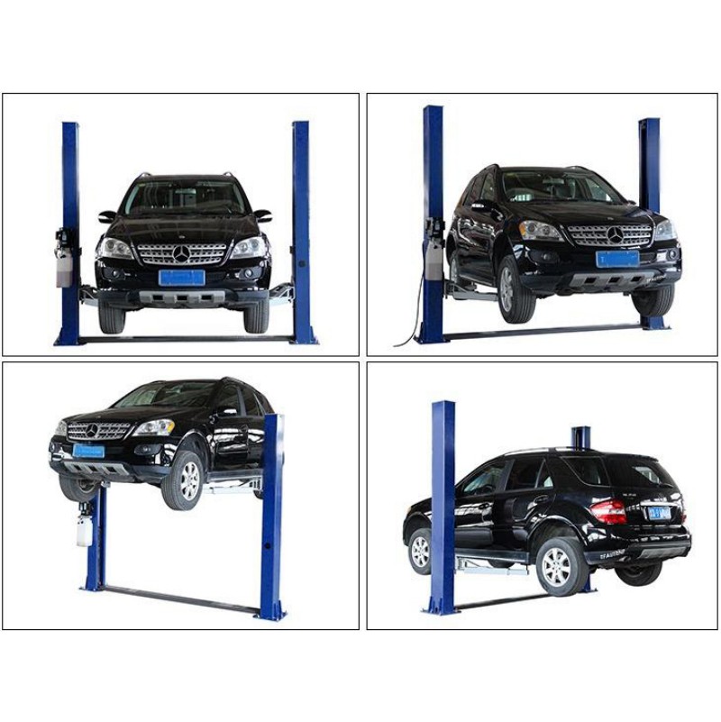 Powerful and Safe TWO Post Car Lift with Dual Hydraulic Chain-over Cylinders (5)