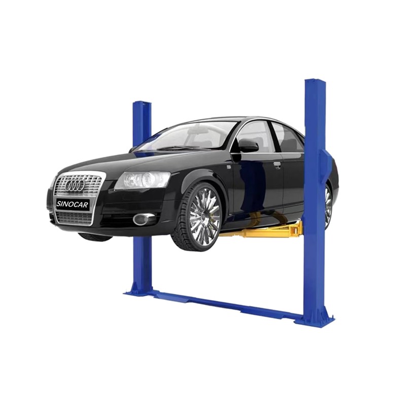 Powerful and Safe TWO Post Car Lift with Dual Hydraulic Chain-over Cylinders (8)