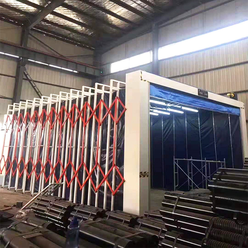 Space-Saving Retractable Paint Booth for Automotive and Industrial Use-1 (1)