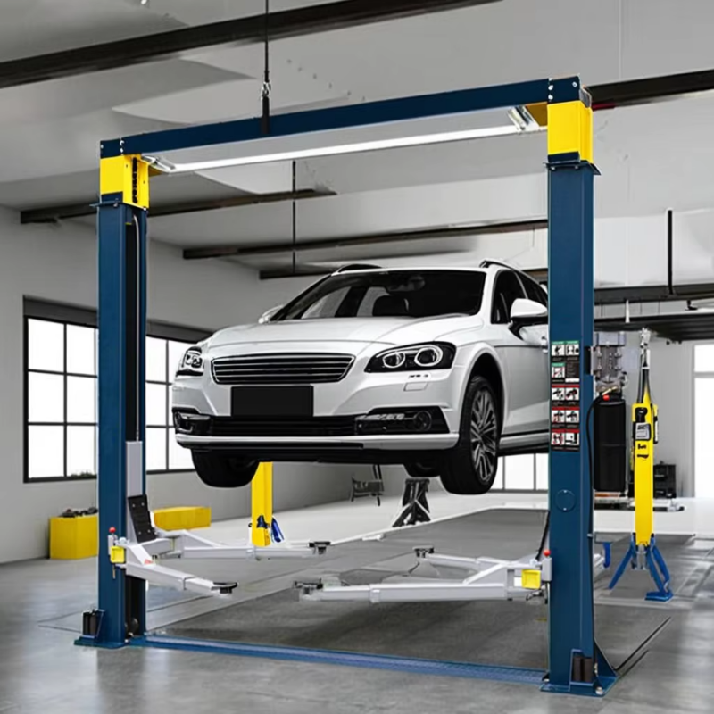 TWO Post Car Lift Asymmetrical Clear Floor Powerful Lifting Solution for Auto Repair Shops-1 (1)