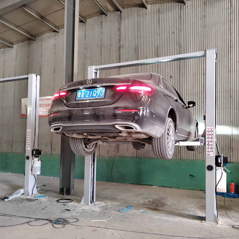 TWO Post Car Lift Asymmetrical Clear Floor Powerful Lifting Solution for Auto Repair Shops-1 (6)