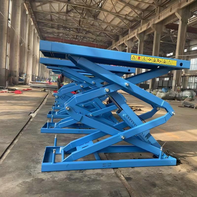 3500KG Underground Scissor Car Lift, 330mm Low Profile