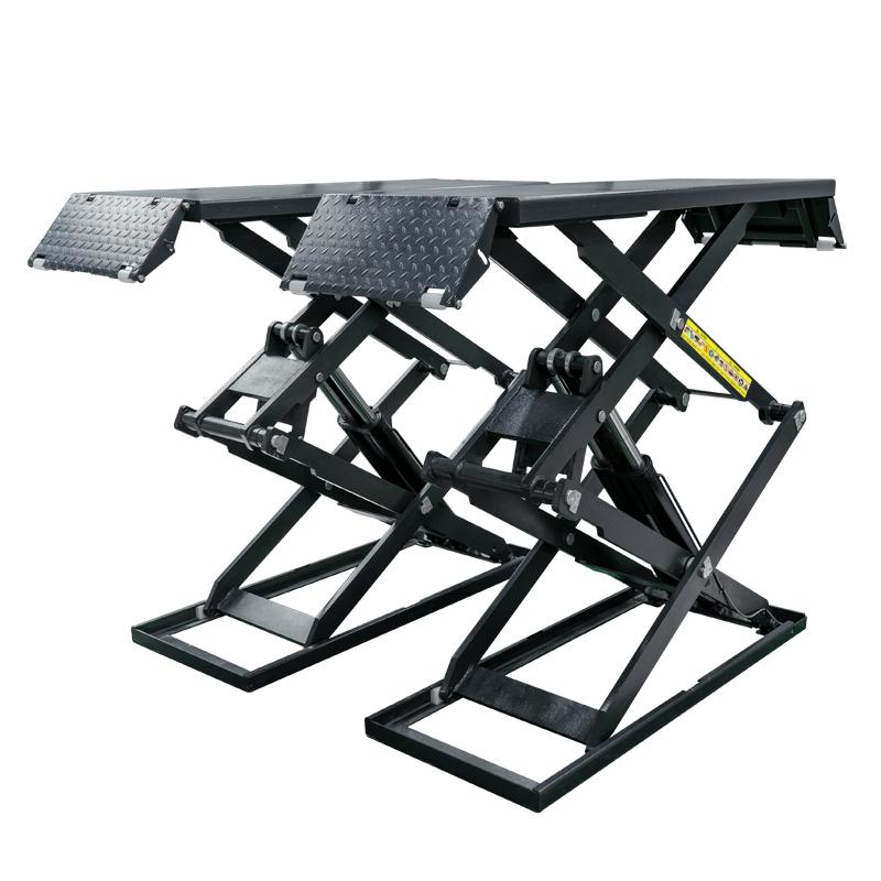 Ultra-Thin Scissor Car Lift Improves Workshop Efficiency and Space Utilization