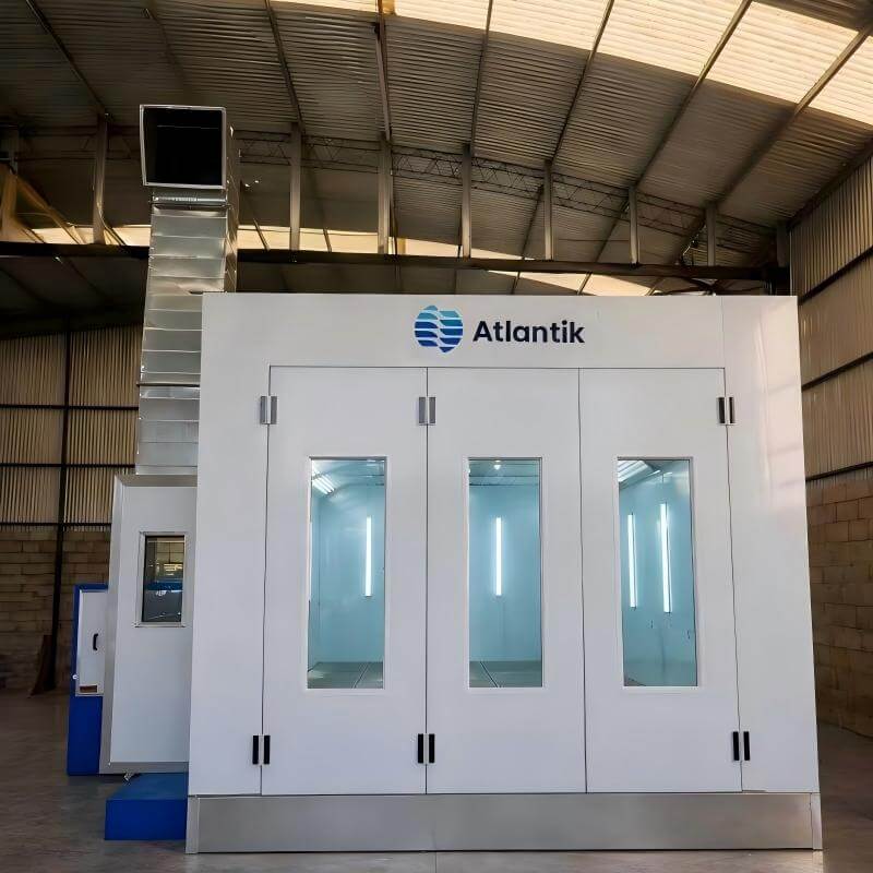 How Does a Fuel-Heated Spray Booth Improve Paint Drying Speed?