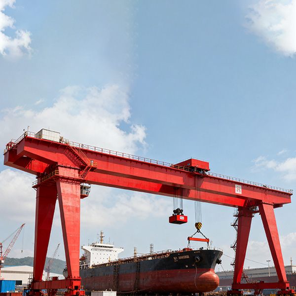 Gru a portale per cantieri navali