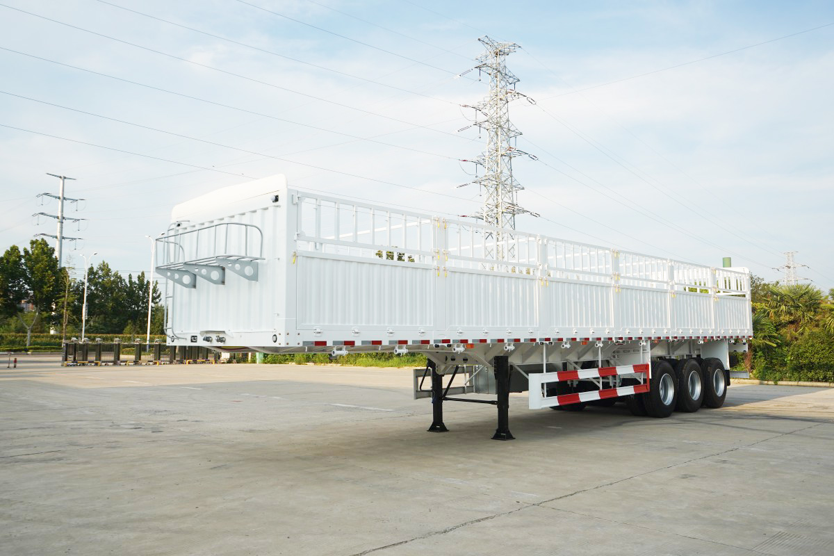 A modern semi-trailer on the road
