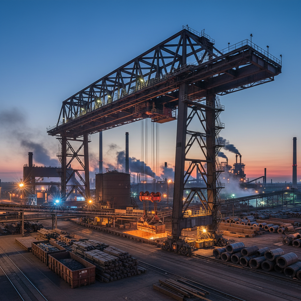 Container Gantry Crane For Steel Mill And Metallurgical Plants