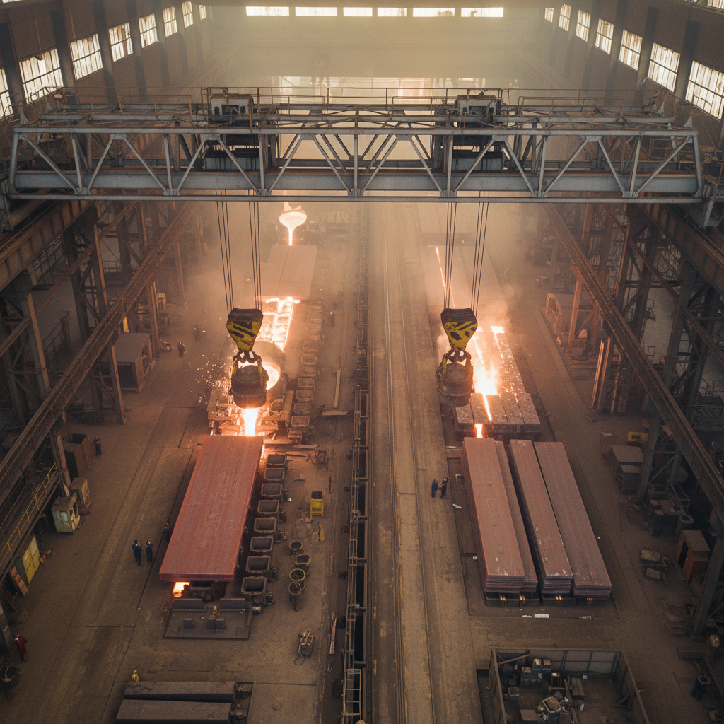 Overhead Travelling Crane For Steel Mill And Metallurgical Plants