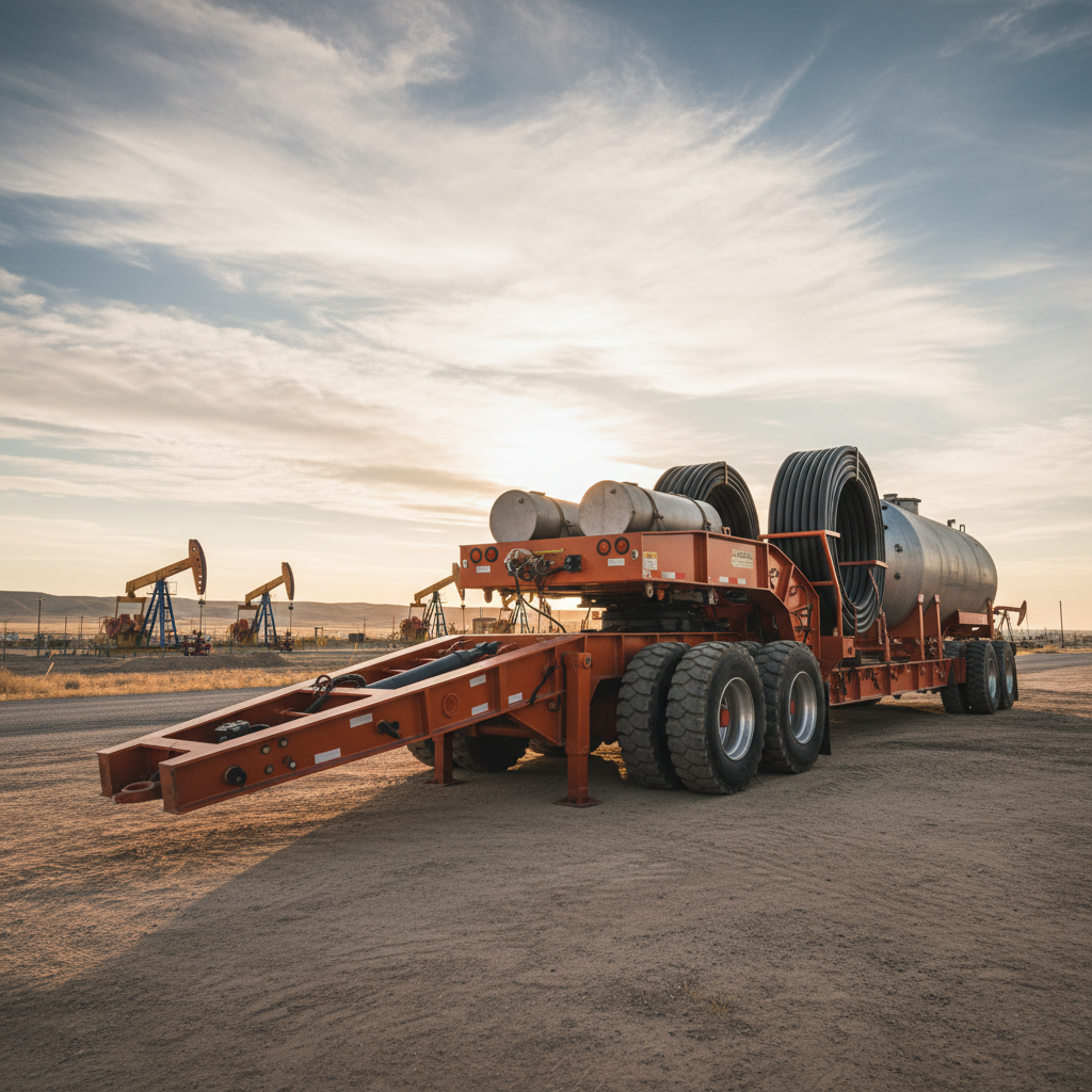 Removable Gooseneck Trailer For Oil And Gas Industry Transportation