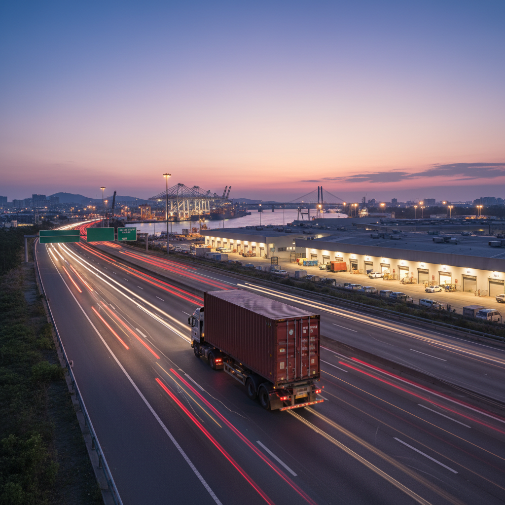 Container Semi Trailer For International And Cross-border Freight Logistics