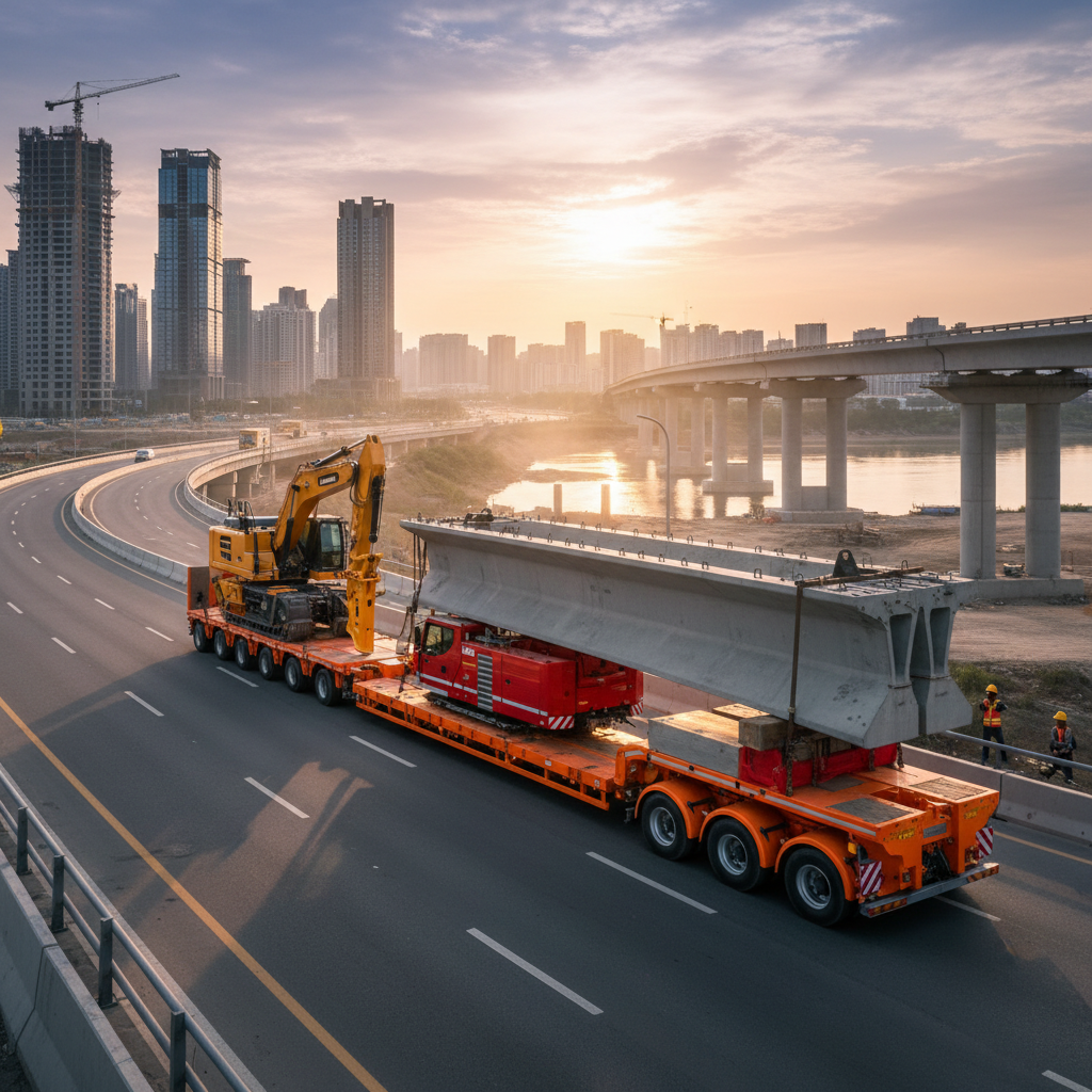 Drop Deck Trailer For Construction And Infrastructure Projects