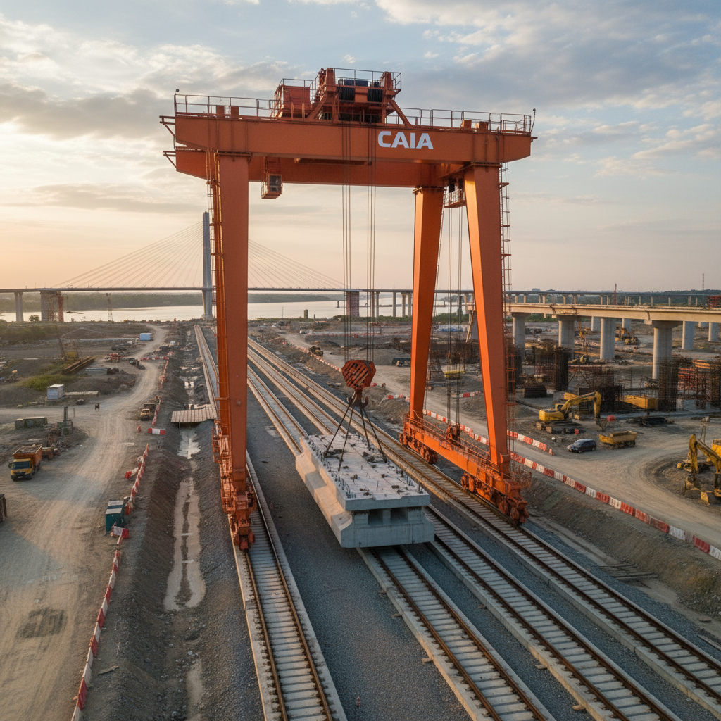 Rail Mounted Gantry Crane For Construction And Infrastructure Projects