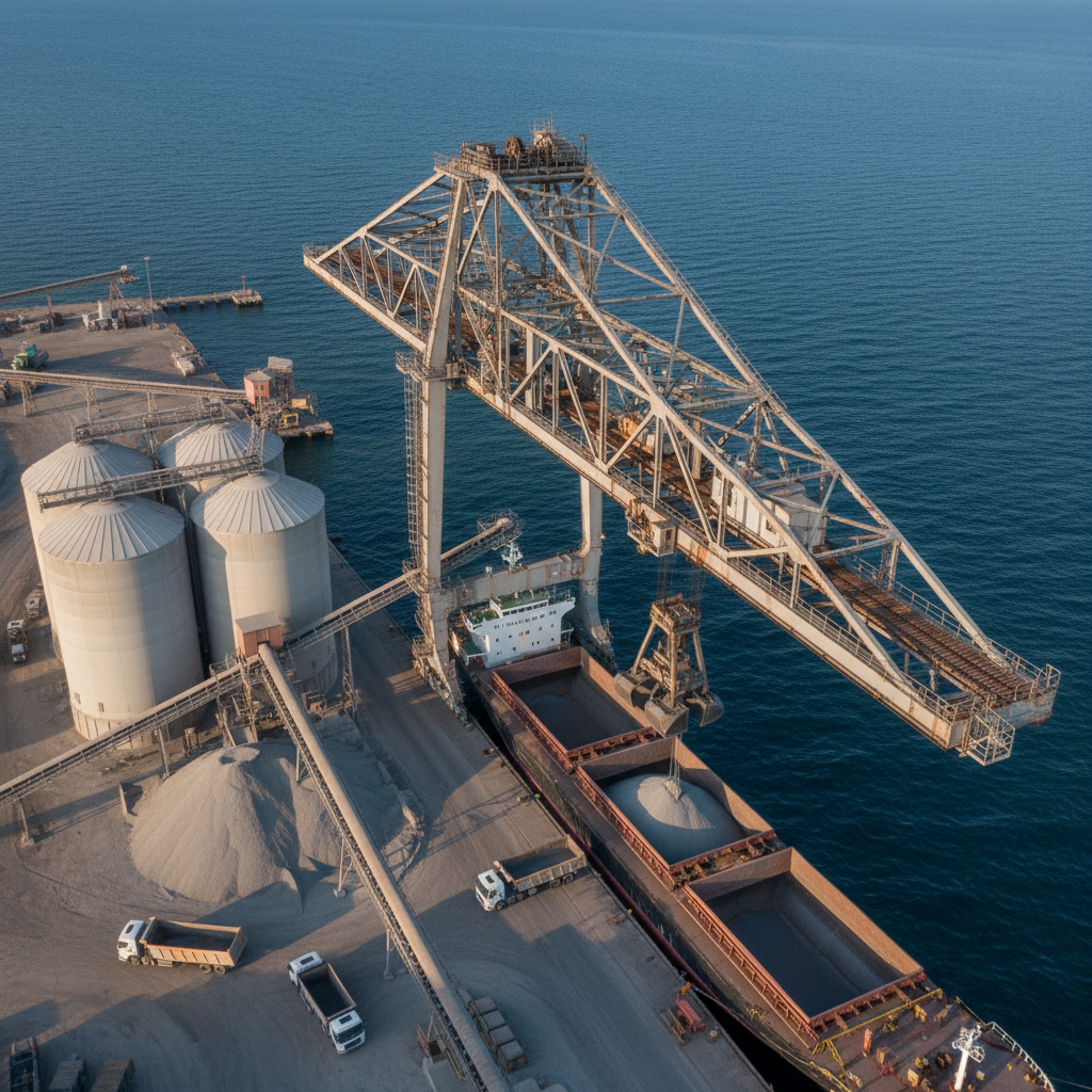 Overhead Bridge Crane For Bulk Cement And Building Materials Hauling