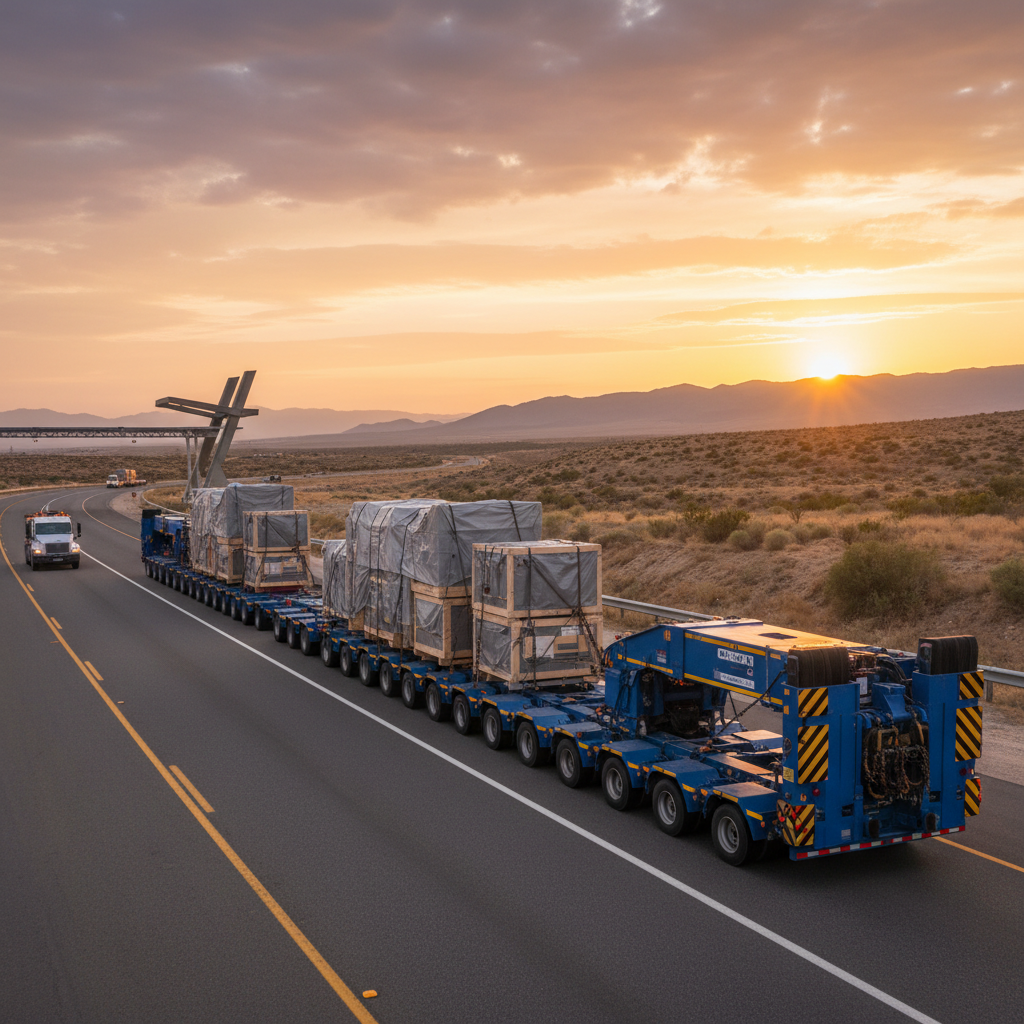 Hydraulic Modular Trailer For International And Cross-border Freight Logistics