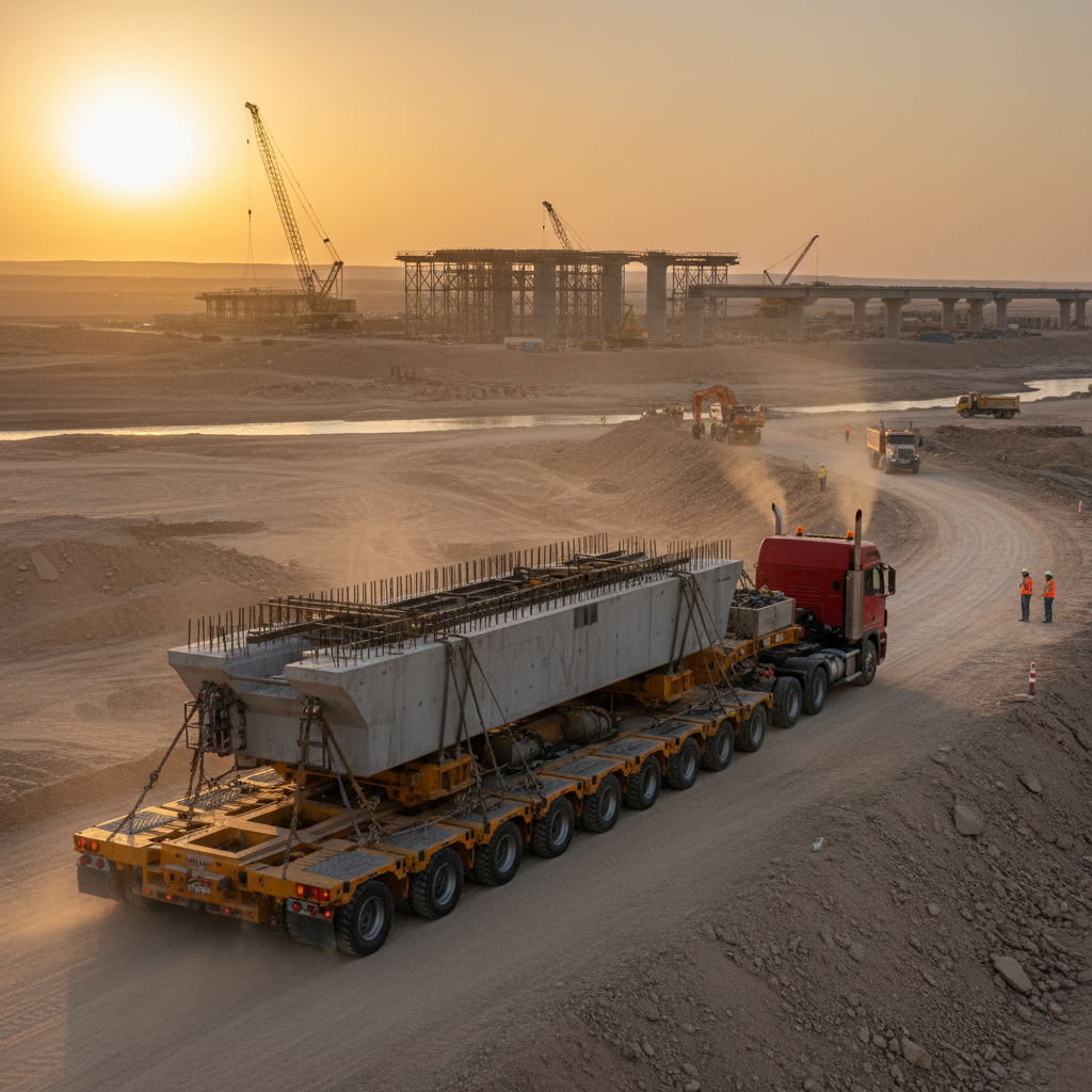 Heavy Haul Trailer For Construction And Infrastructure Projects