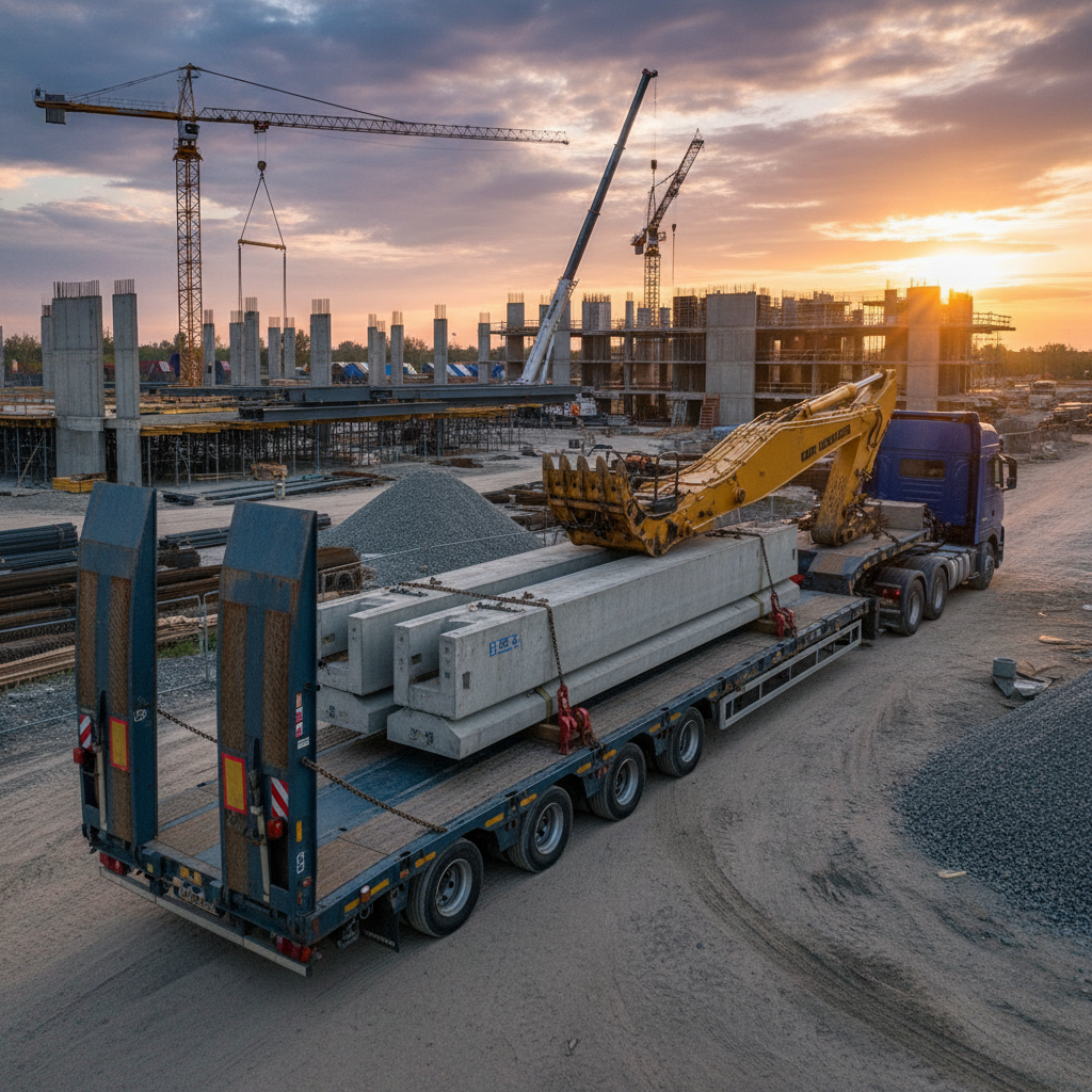 Extendable Flatbed Trailer Fpr Construction Projects
