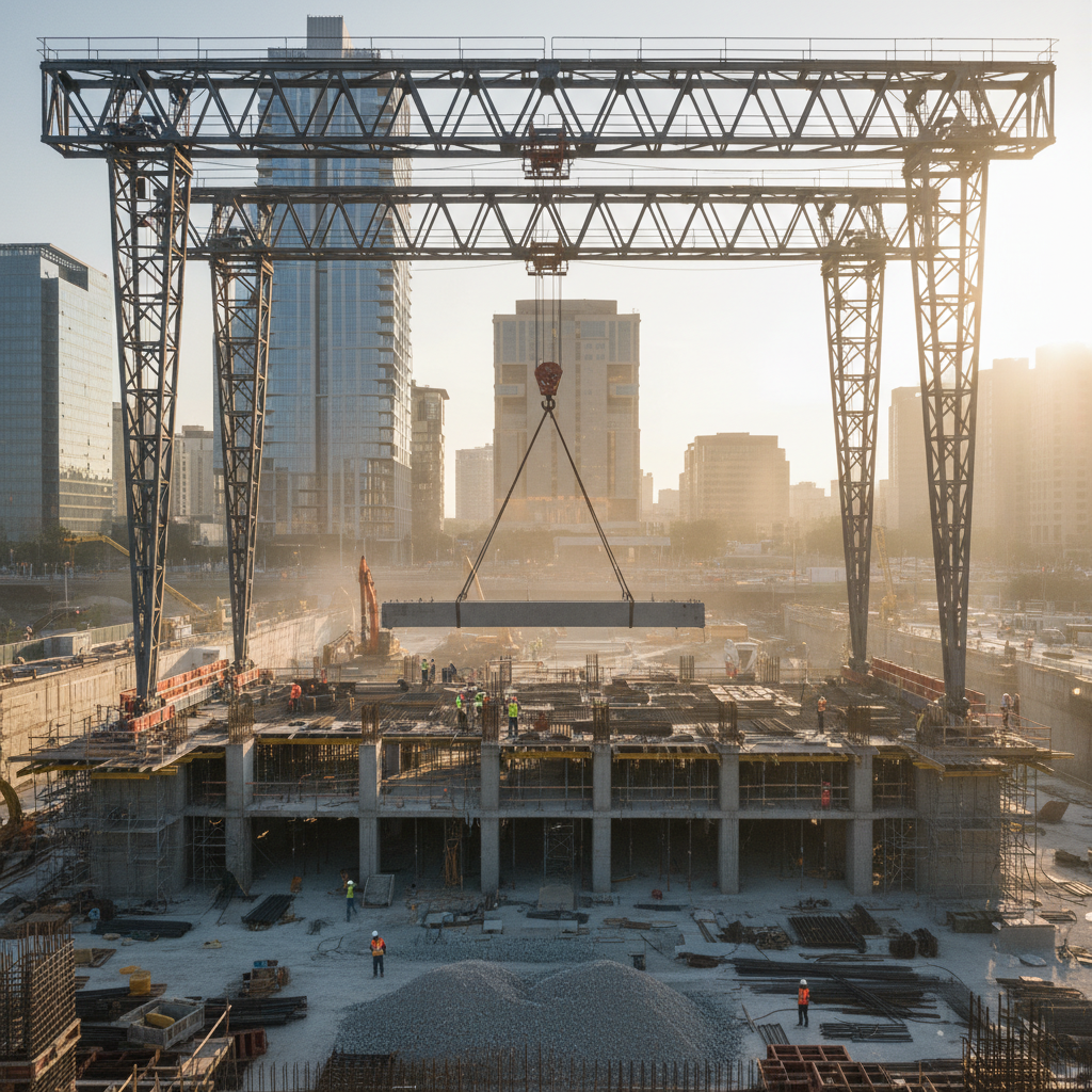 Double Girder Bridge Crane Fpr Construction Projects