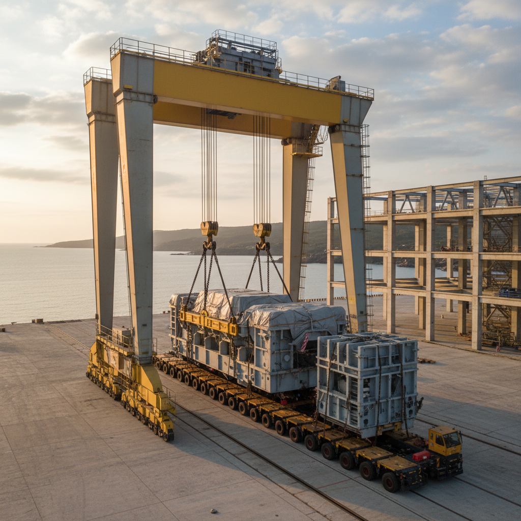 Container Gantry Crane For Oversized And Abnormal Load Transport