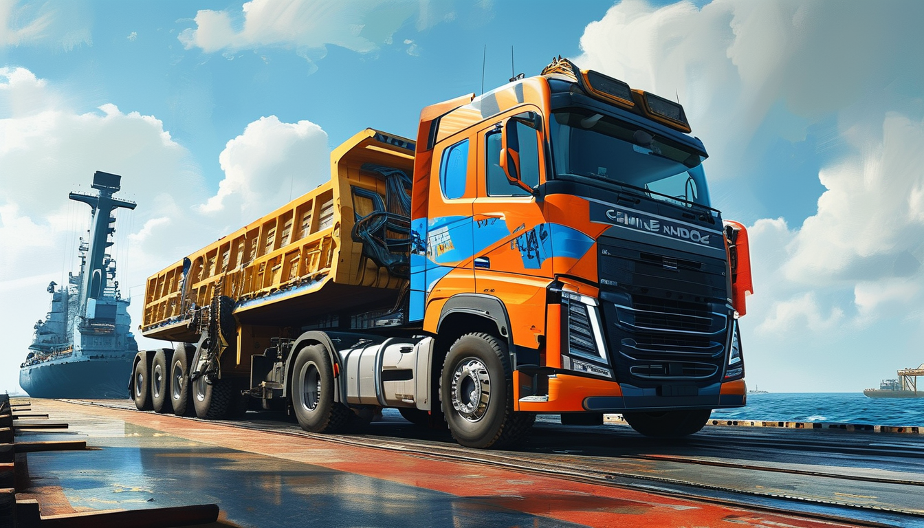 Side Wall Trailer For Shipyard And Heavy Marine Operations