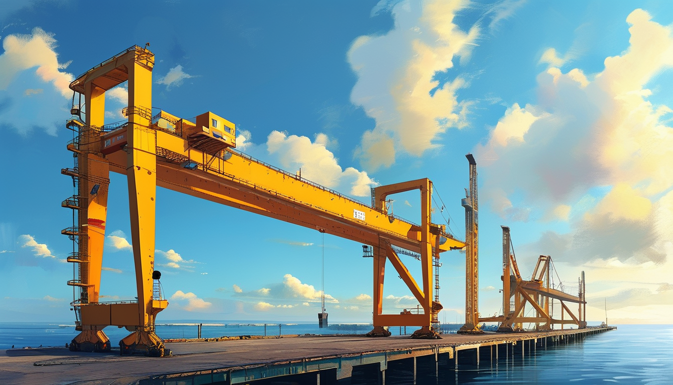 Double Girder Bridge Crane Fpr Terminals And Ports