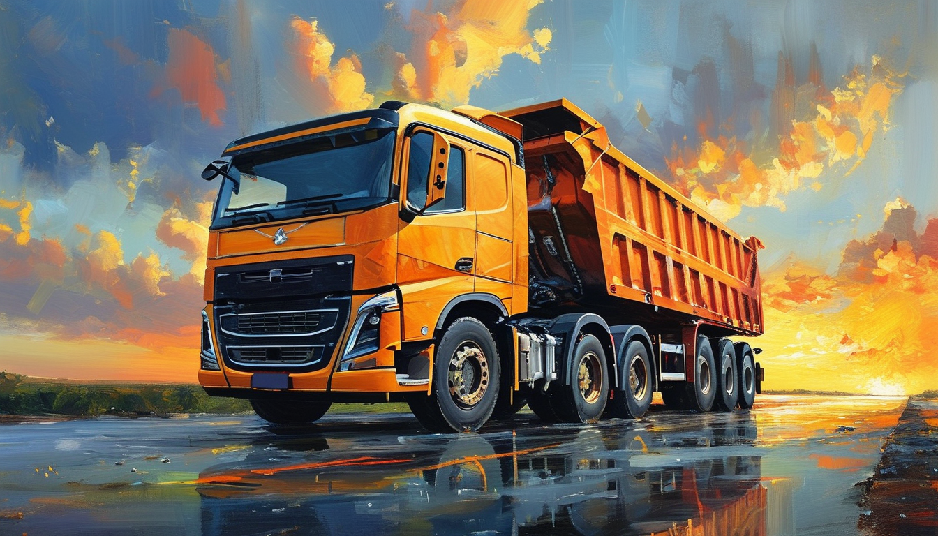 Dump Semi Trailer For Oil And Gas Industry Transportation