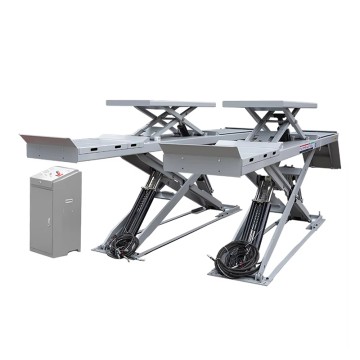 Мощный и эффективный ножничный подъемник с полным подъемом для технического обслуживания автомобилей