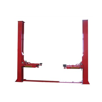 Мощный и безопасный: двухстоечный автомобильный подъемник с двойными гидравлическими цилиндрами с цепным приводом