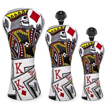 Skull King Poker Golf Headcover Set