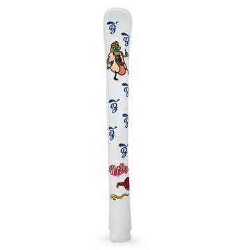 PU Leather Golf Alignment Stick Cover HotDog Weather Resistant