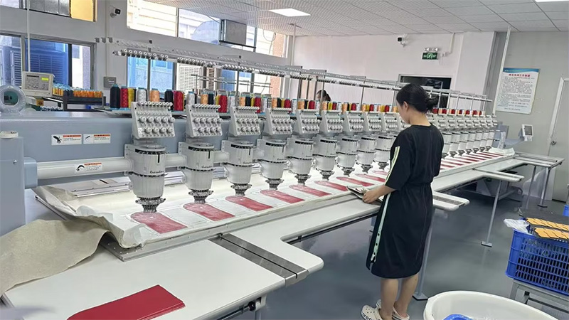 Embroidering
