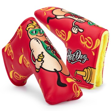 Funny Red Hot Dog Golf Putter Head Cover