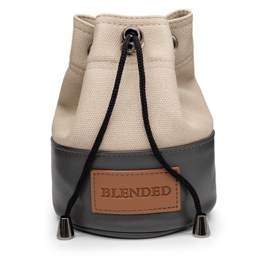 Pochette de golf à cordon en toile et cuir PU pour objets de valeur
