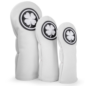 White Clover Premium Genuine Leather Golf Headcovers