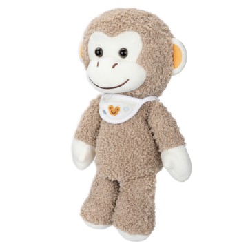 Housse de tête de driver de golf en peluche singe